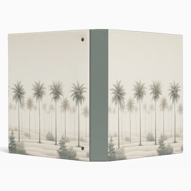 Palms in Miami 3 Ring Binder (Background)