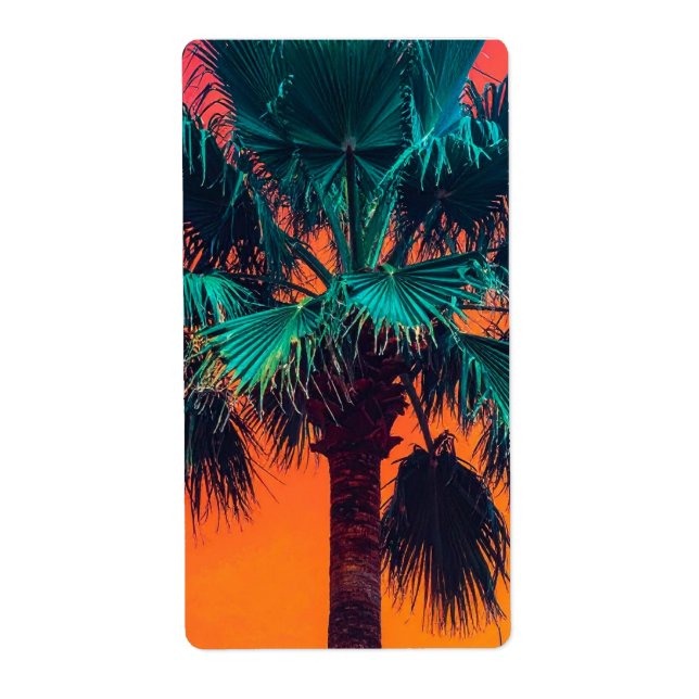 palms label (Front)