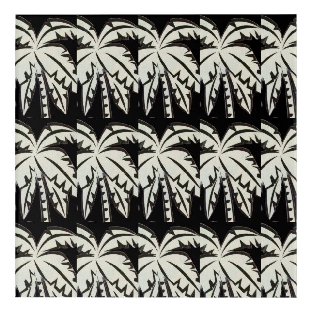 Palms Multiplied Acrylic Print (Front)