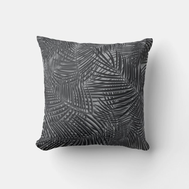 Palms Outdoor Throw Pillow (Front)