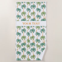 Palms Pattern Summer Vibes Personalized