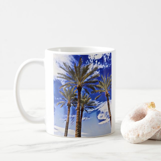 Palms Perspective Coffee Mug (With Donut)