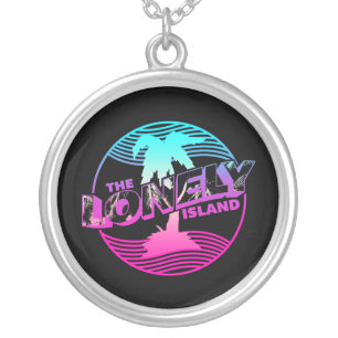 Palms Silver Plated Necklace