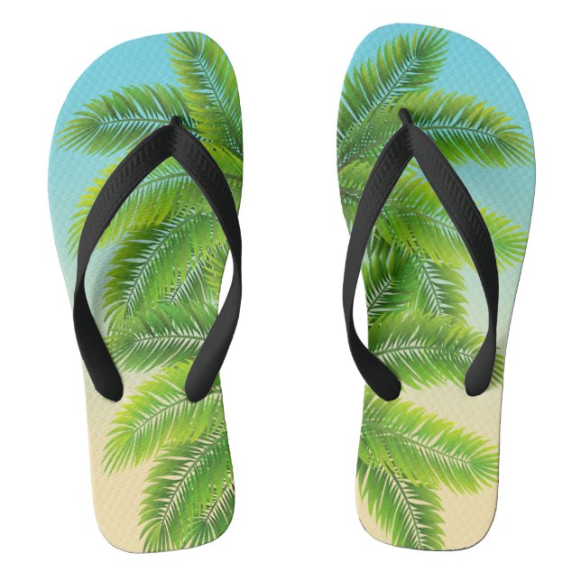 Palms Up Flip Flops (Footbed)