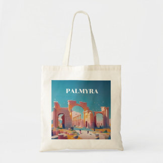 PALMYRA SYRIA RUINS مدينة تدمر تاريخ سوريا   TOTE BAG