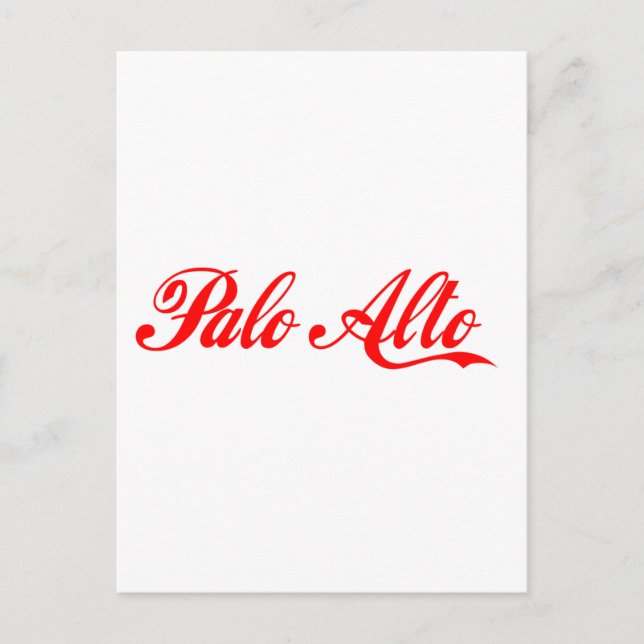 Palo  Alto Shirts Postcard (Front)