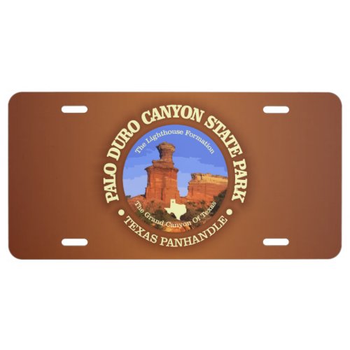 Palo Duro Canyon SP License Plate
