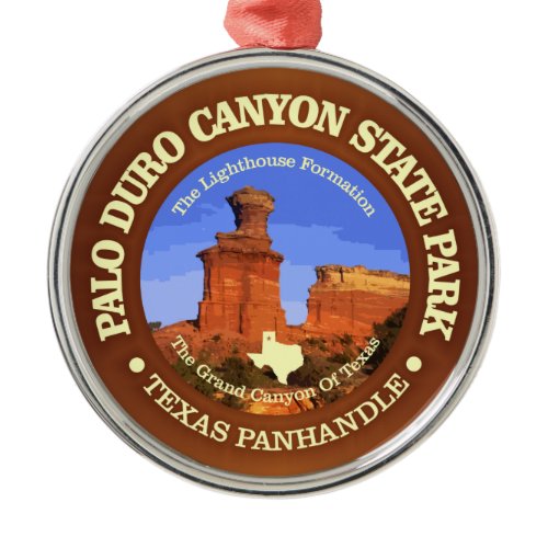 Palo Duro Canyon SP Metal Ornament