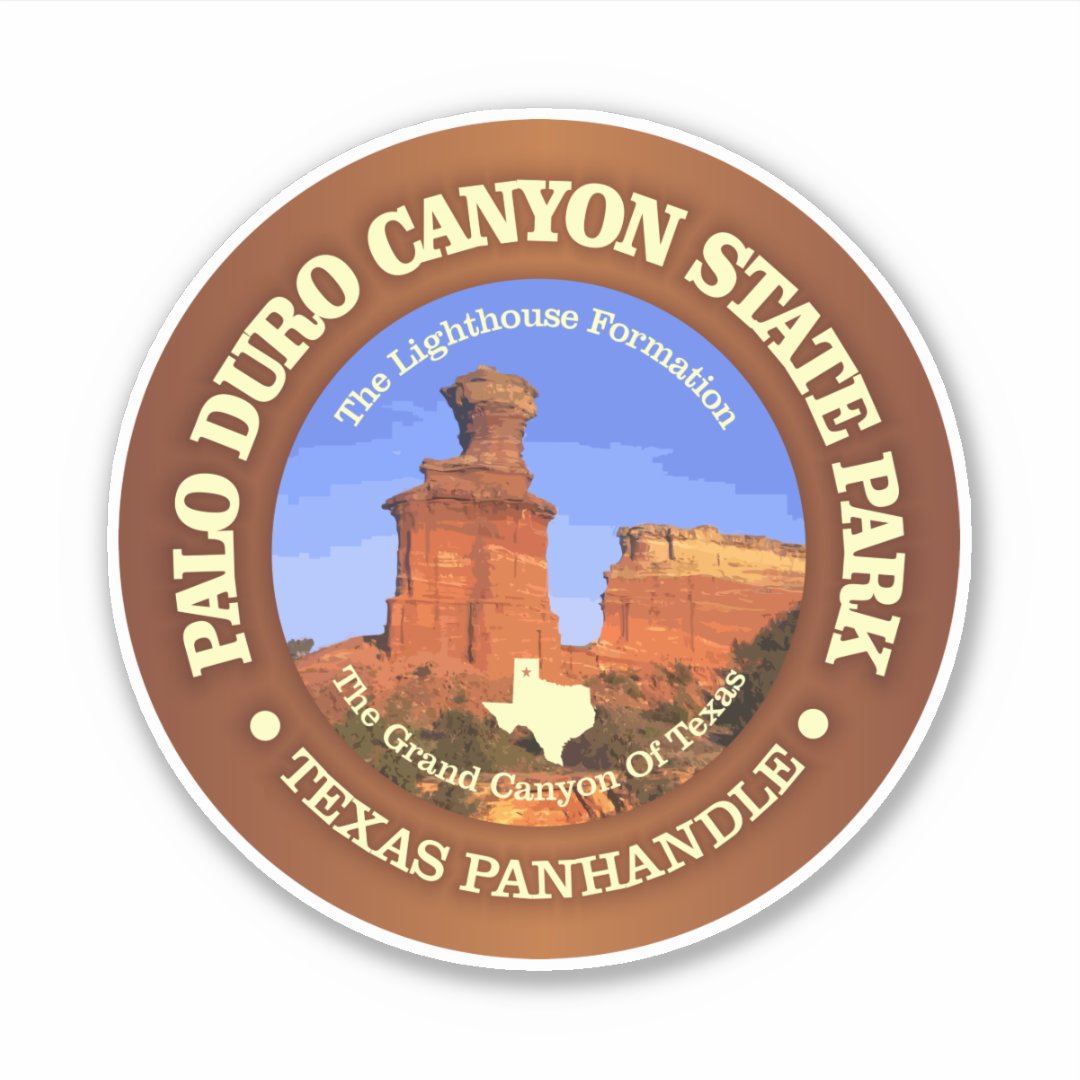 Palo Duro Canyon SP Sticker | Zazzle