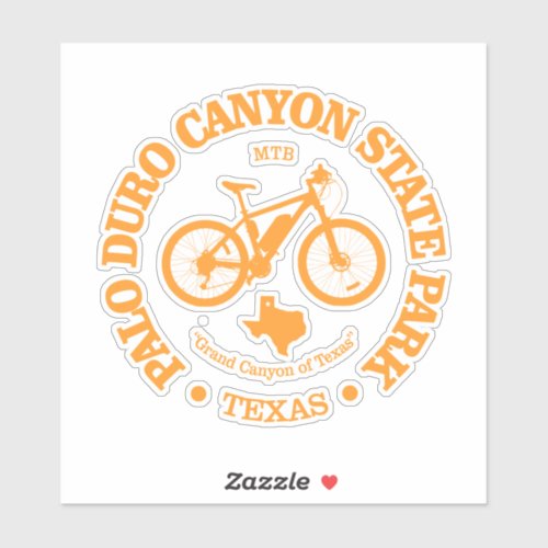 Palo Duro Canyon State Park cycling Sticker