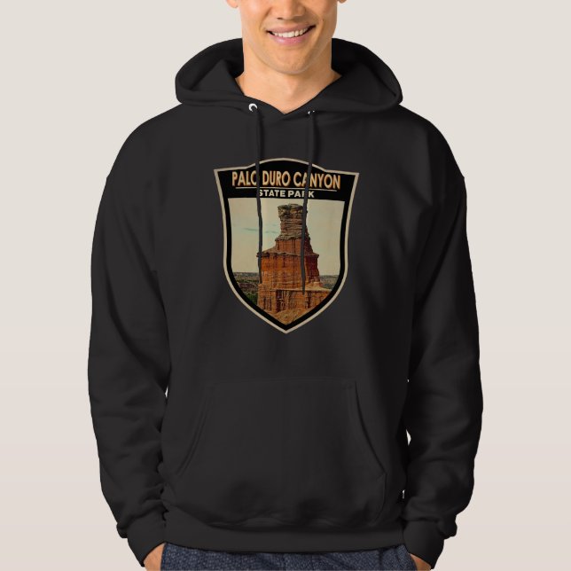 Palo Duro Canyon State Park Texas Art  Hoodie (Front)
