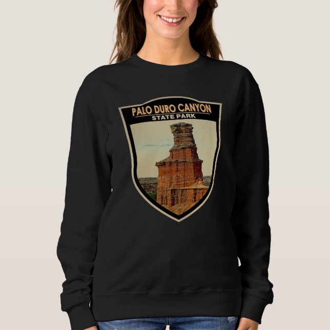 Palo Duro Canyon State Park Texas Art   Sweatshirt (Front)