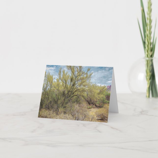 Palo Verde Trees, Pusch Ridge Card (Front)