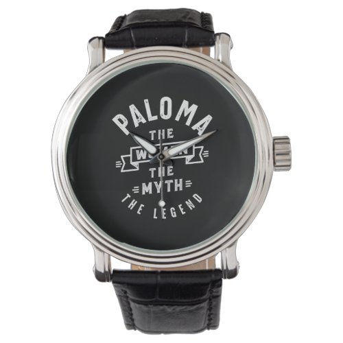 Paloma Personalized Name Birthday Gift Watch