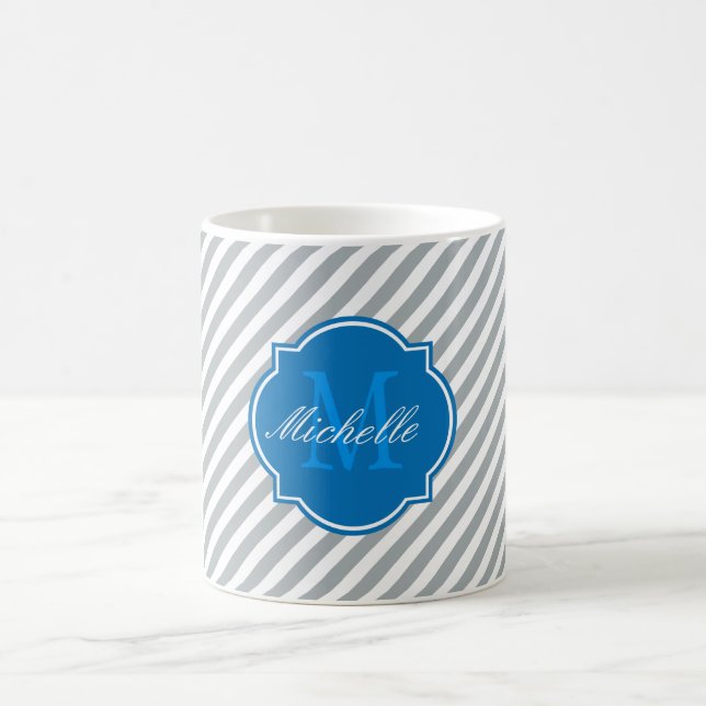 Paloma Stripes Monogram Mug (Center)