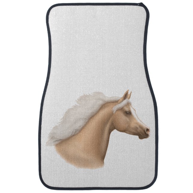 Palomino Arabian Horse Car Mats (Front)