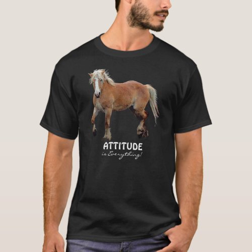 Palomino Belgian Draft Horse Sporty Apparel T_Shirt