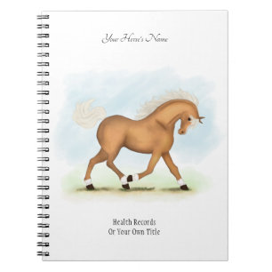 Palomino Blaze Personalized Horse Owner's Journal