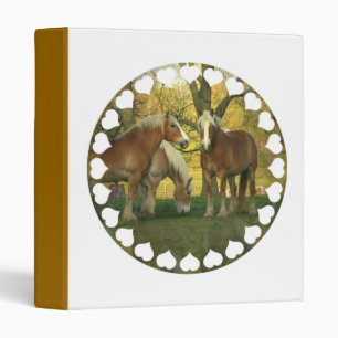 Palomino Draft Horse Binder