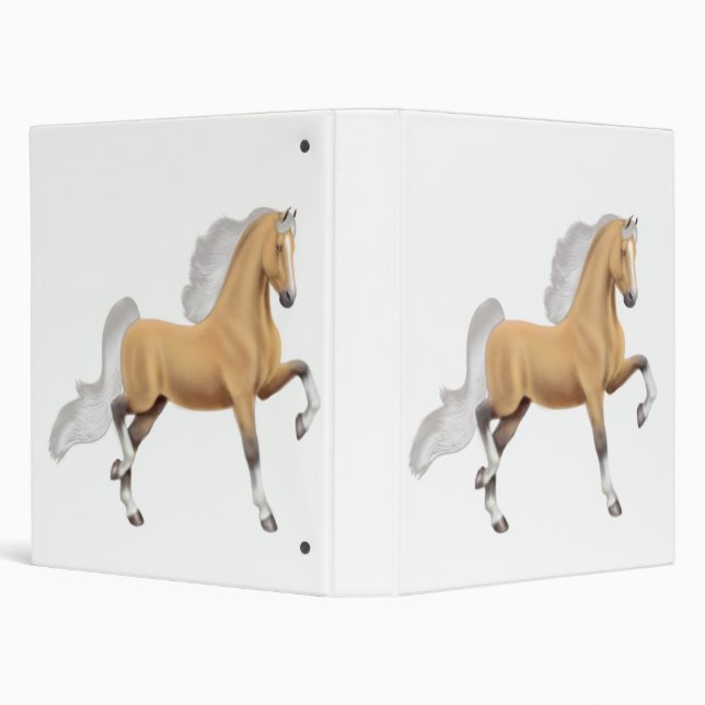 Palomino Gaited Horse Avery Binder (Background)