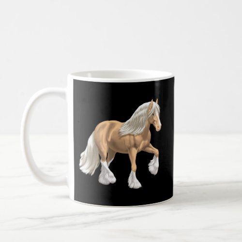 Palomino Gypsy Vanner Irish Cob Draft Horse Coffee Mug