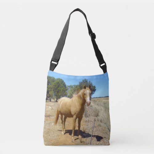 Palomino Horse Beauty Watching Crossbody Bag