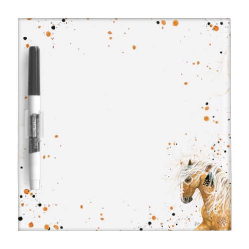 Palomino Horse by BihrLe Dry Erase Board