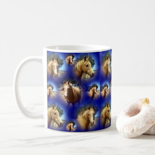 Palomino Horse Collarge Coffee Mug