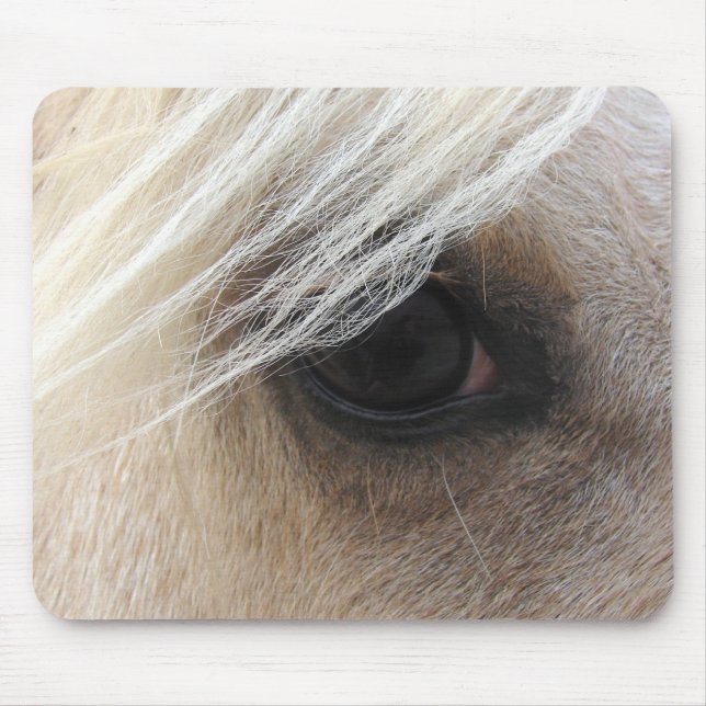 Palomino Horse Eye Mouse Pad (Front)