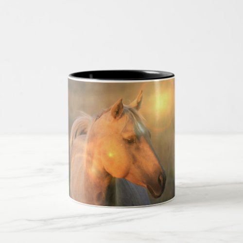 Palomino Horse in Light Coffee Mug