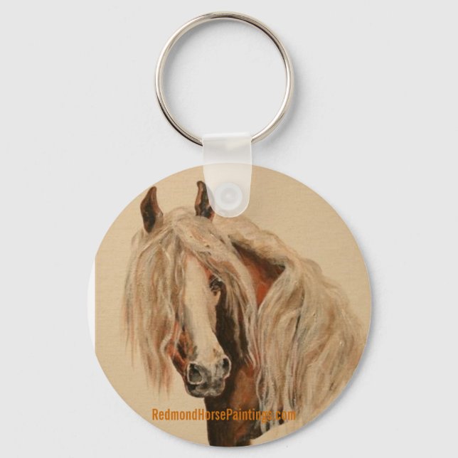 Palomino Horse Keychain (Front)