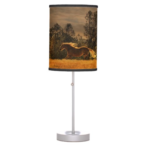 Palomino Horse Lamp