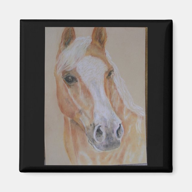 palomino horse magnet (Front)