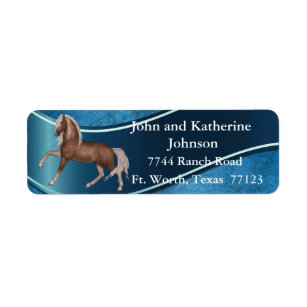 Horse Return Address Labels | Zazzle