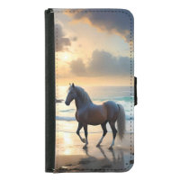 Palomino Horse On The Beach, 