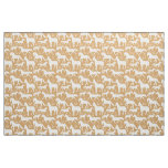 Palomino Horse Pattern Fabric