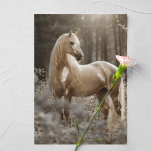 Palomino Horse Photograph Card