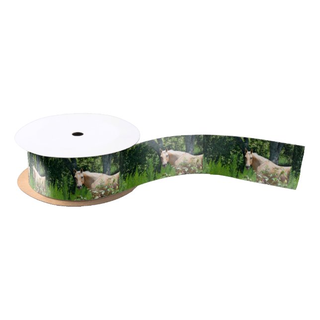 Palomino Horse Satin Ribbon Spool (Spool)