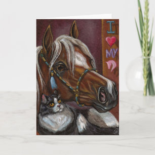 PALOMINO HORSE Tuxedo Card