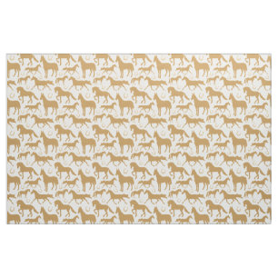 Palomino Horses Equine Pattern Fabric