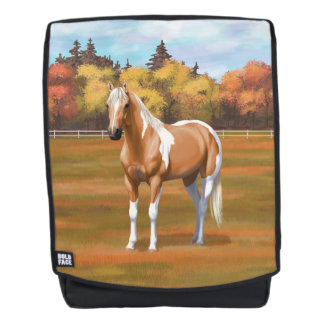 Palomino Pinto Quarter Horse Paint Horse Stallion Backpack