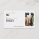 Palomino Quarter Horse Business Card