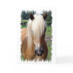 Palomino Quarter Horse Greeting Card
