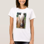 Palomino Quarter Horse Ladies Fitted T-Shirt