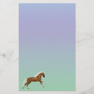 Palomino Running Pastel Stationery Paper