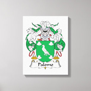 Palomo Family Crest Canvas Print