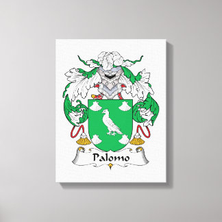 Palomo Family Crest Canvas Print