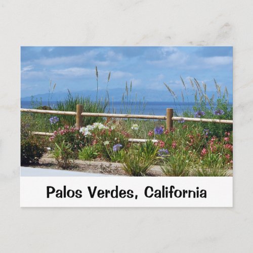Palos Verdes and Catalina Postcard