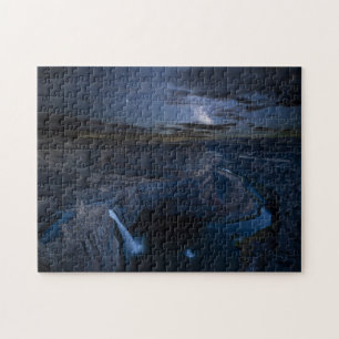 Palouse Falls Park & Milky Way Washington State Jigsaw Puzzle
