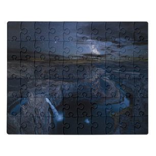 Palouse Falls Park & Milky Way   Washington State Jigsaw Puzzle